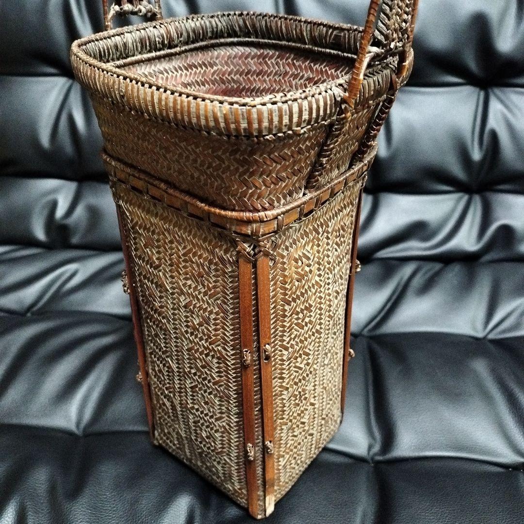 アンティーク 竹籠 超絶技巧 工芸品 - メルカリ