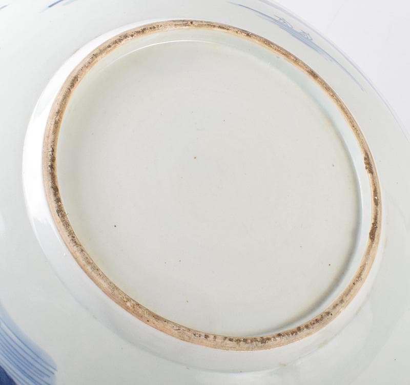 伊万里焼　古伊万里　山水文大皿　飾皿　直径40cm V　R3581C