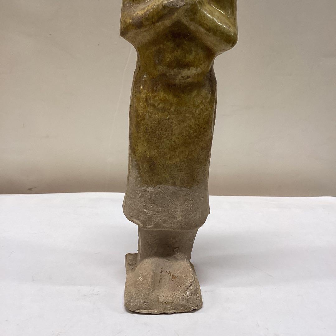 古代中国加彩佣(遼時代の兵士の像です)