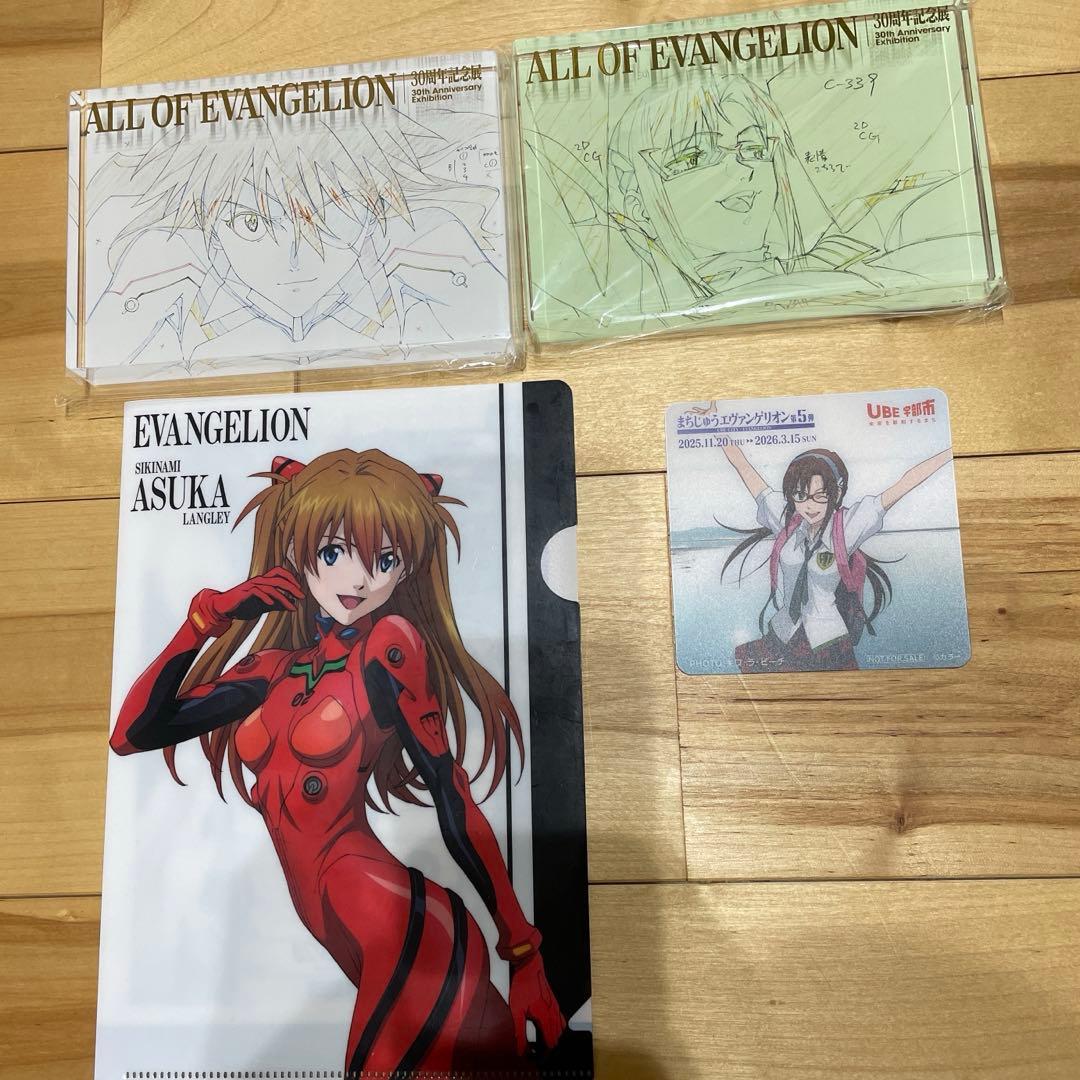 オールオブエヴァンゲリオン 箔押しアクリルブロック アスカ&マリ ＋