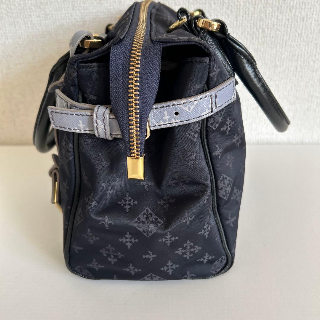 ラシット russet ショルダーバッグ 2way バイカラー　総柄　美品