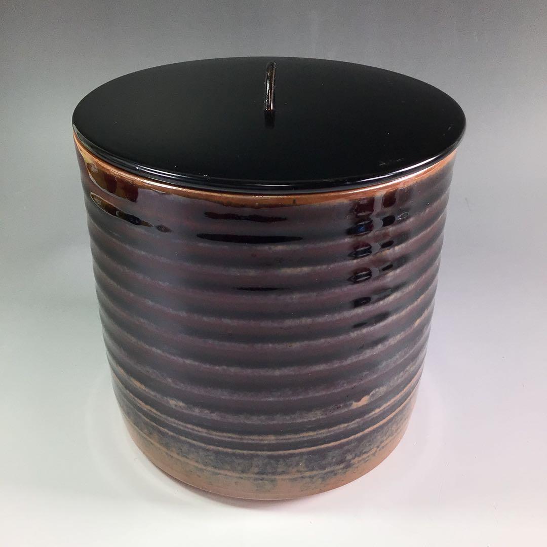 R121 水指 『泉窯 加藤藤山造』『古瀬戸』『一重口水指』 共箱