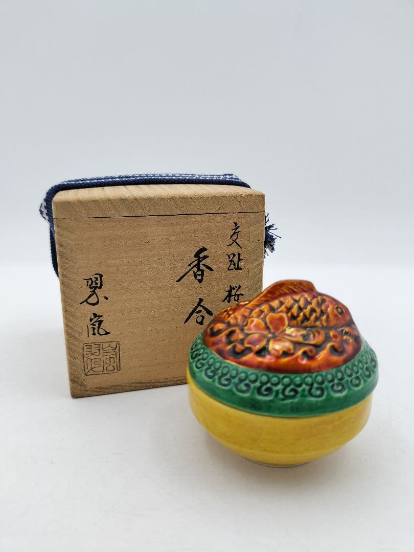 茶道具 九谷焼 古九谷 吸坂手 鷺図丸皿 CDの通販はau PAY マーケット