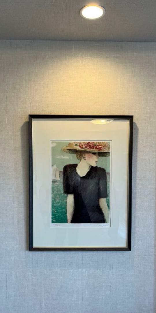 カシニョール　7月　絵画　リトグラフ ジャン＝ピエール・カシニョール 『公園（PARC）』 リトグラフ