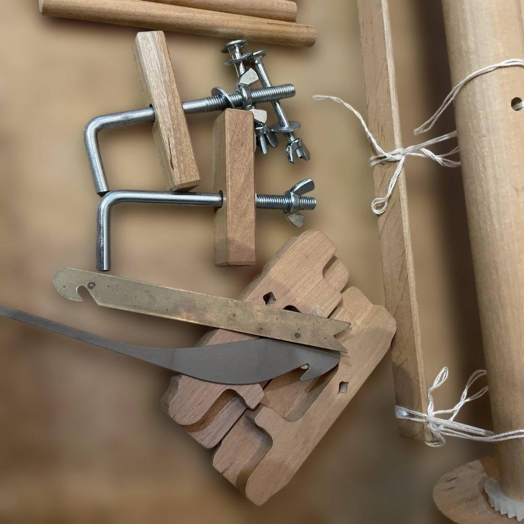 【折畳卓上織機】クロムスキー・クロッスノ織り機60cm+セカンドへドル+おまけ