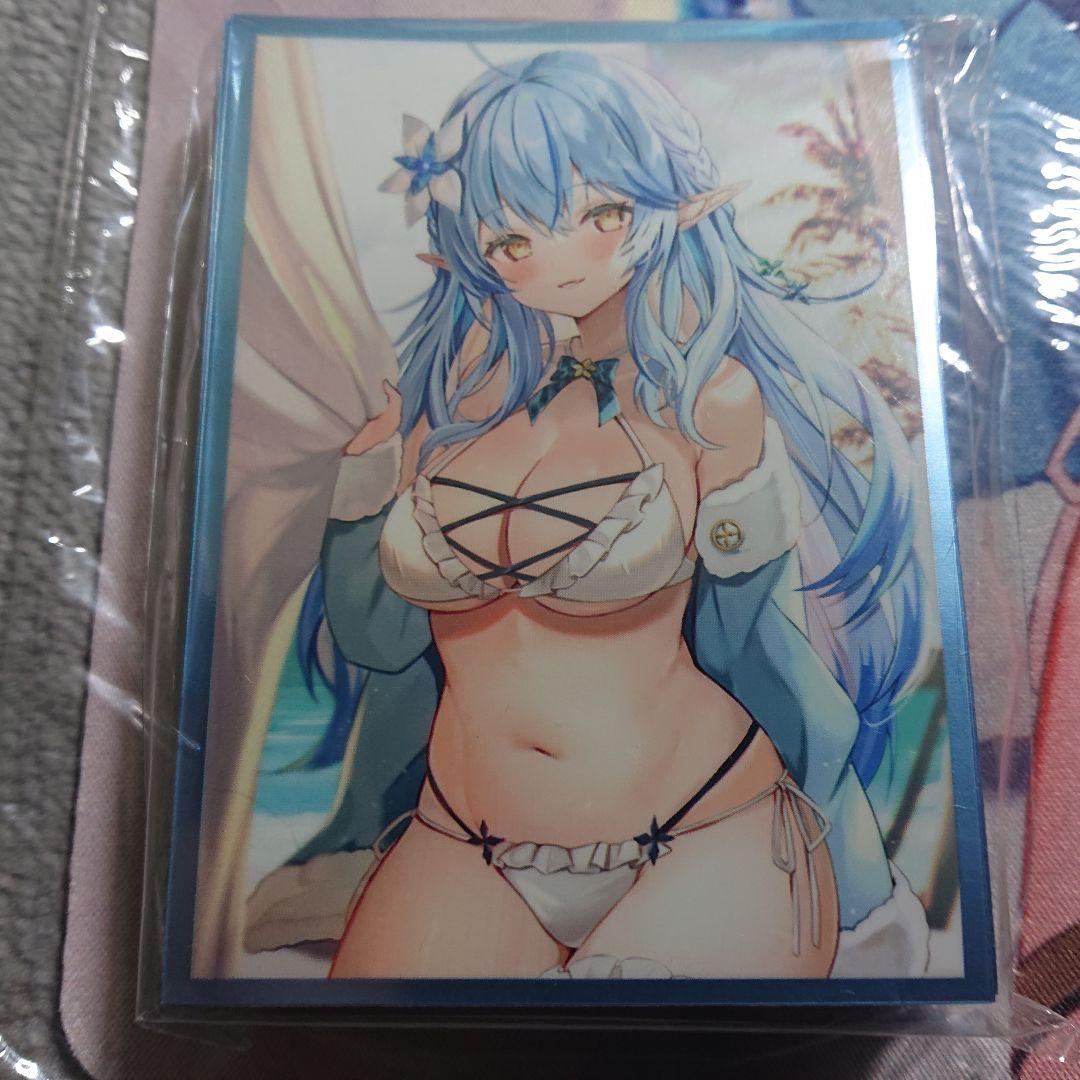 α3 ホロライブ カーテン&ランジェリー 雪花ラミィ スリーブ&プレイマット