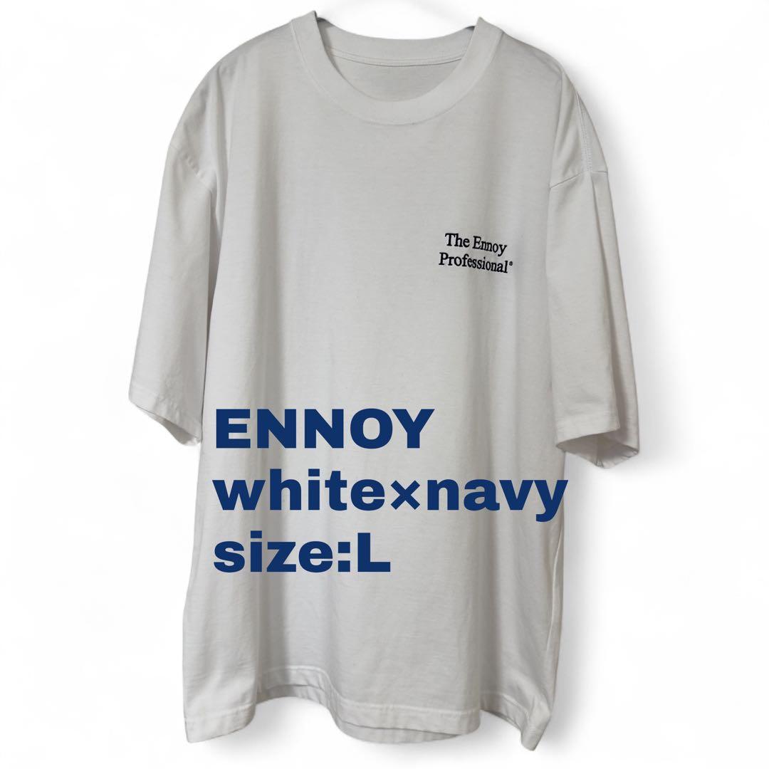 ENNOY ロゴ Tシャツ ホワイト sサイズ 新品 エンノイ 白 ennoy