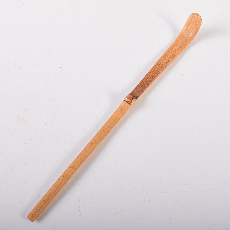 茶道具 黒田正玄下削 表千家十三代即中斎 自作茶杓 共筒共箱 D R7945