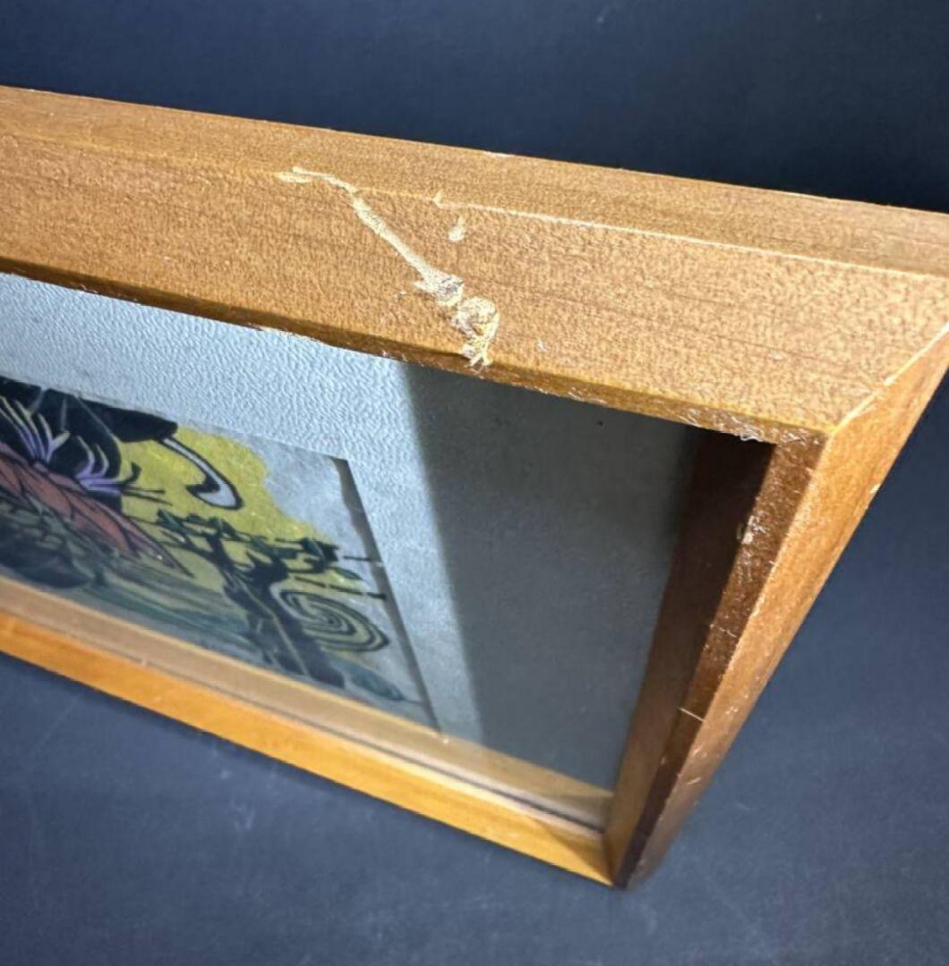 毎日値引セール】 儀間比呂志 木版画『デイゴの花』 沖縄 版画家