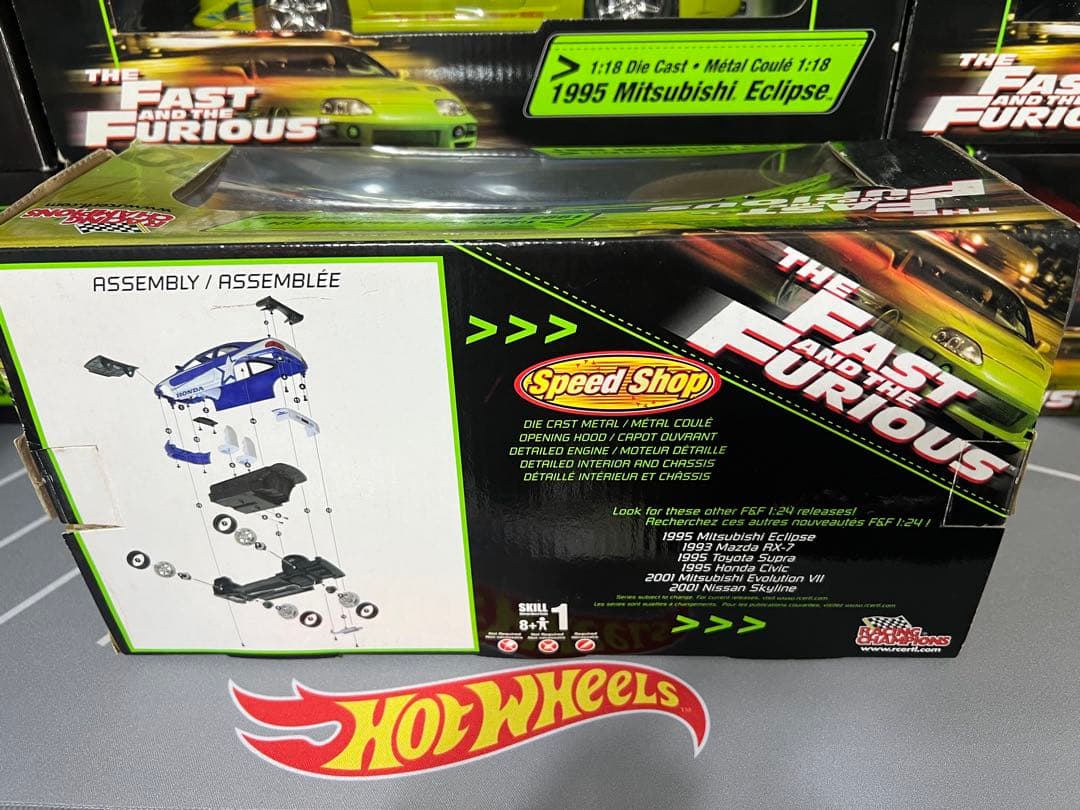 ミニカー FAST&FURIOUS Honda Civic Street Tune