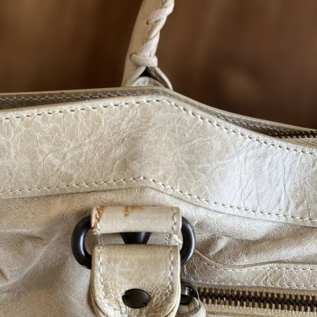 バレンシアガ シティ ベージュ 正規品 保証書あり 付属品完備