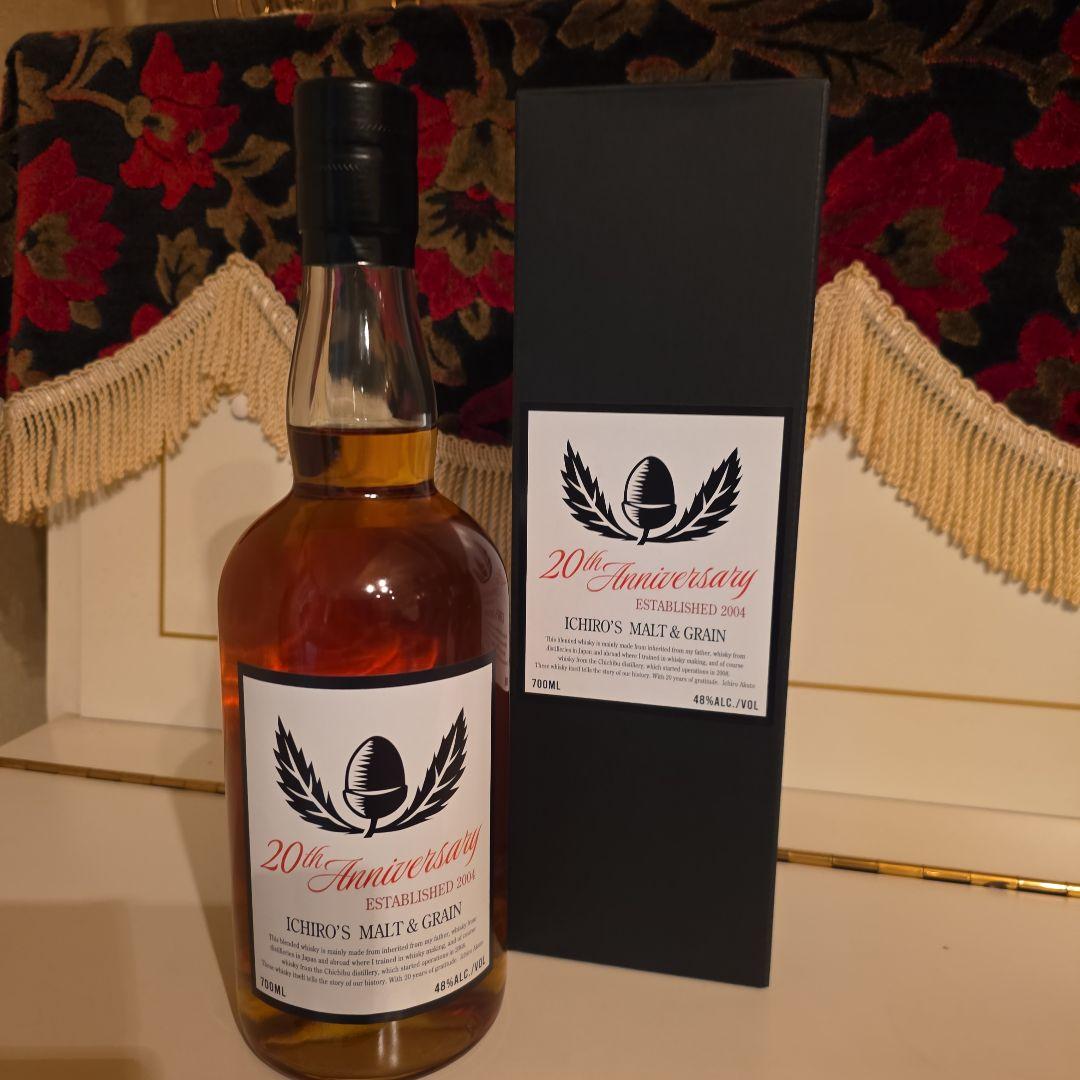 希少価値] Ichiro´s Malt & Grain 20周年記念限定ボトル