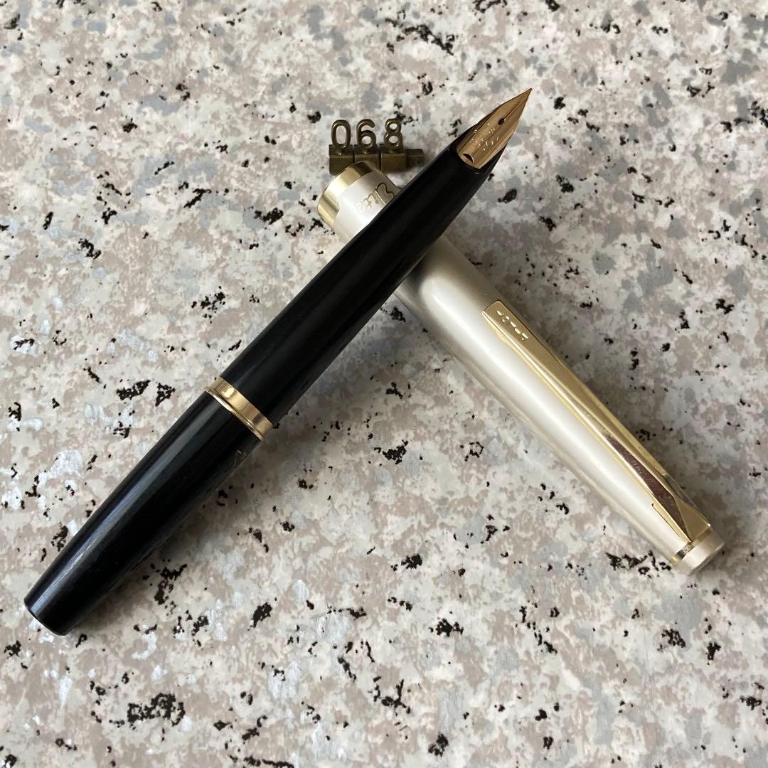 #068 オーバーホール済み 万年筆 PILOT パイロット エリート18k