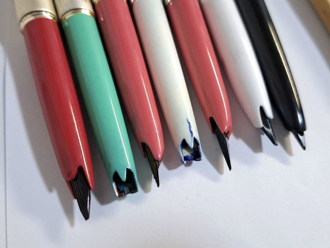 d*7様 ペン先無し　ショート　万年筆　柄もの　プラチナ　パイロット　セーラー