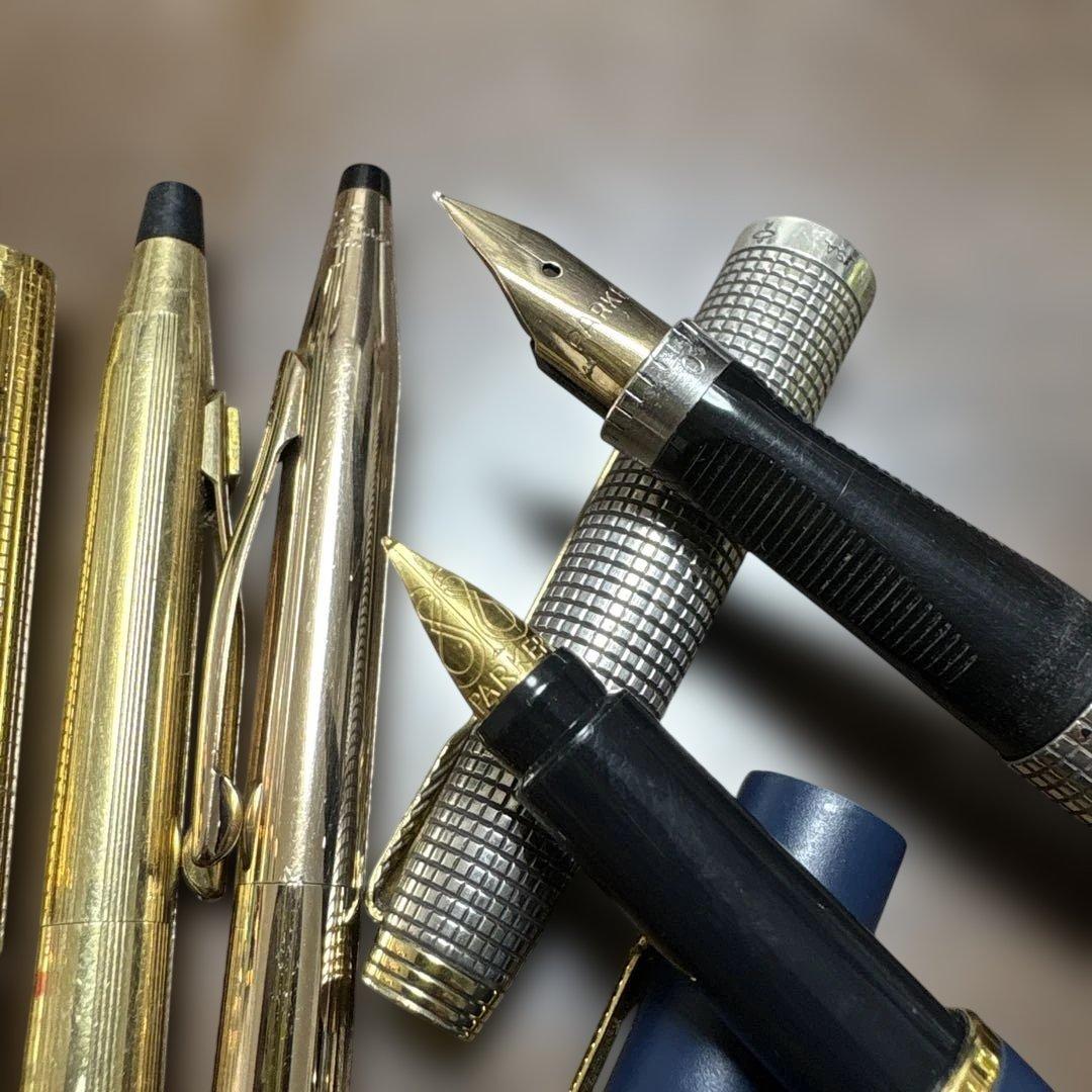高級万年筆・ボールペンPARKER 14K siliver givenchi