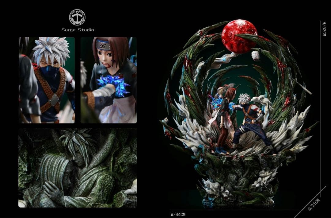 カカシ　野原リン ナルト NARUTO フィギュア ガレージキット