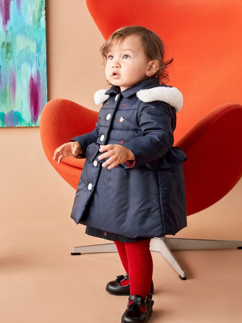 ファミリア　ショートコート 90サイズ