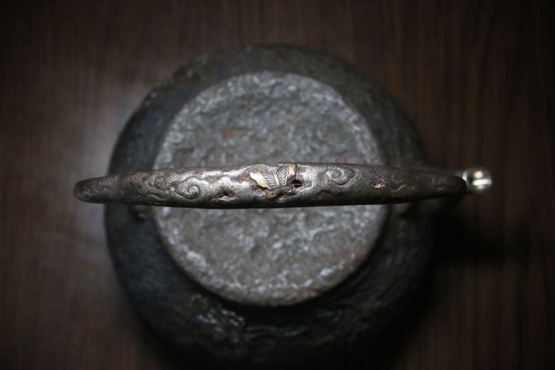 明治時代 鉄瓶 金工 金銀象嵌 950ml - メルカリ