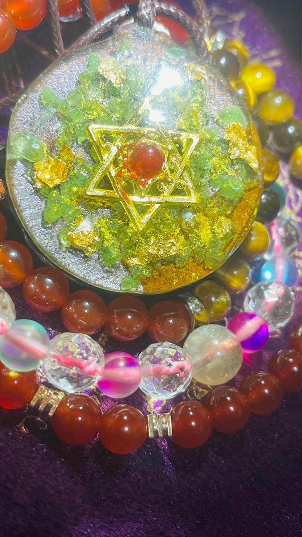 はち はち様オリジナル❗️❗️魔女の長❗️大魔女ペンダント✨