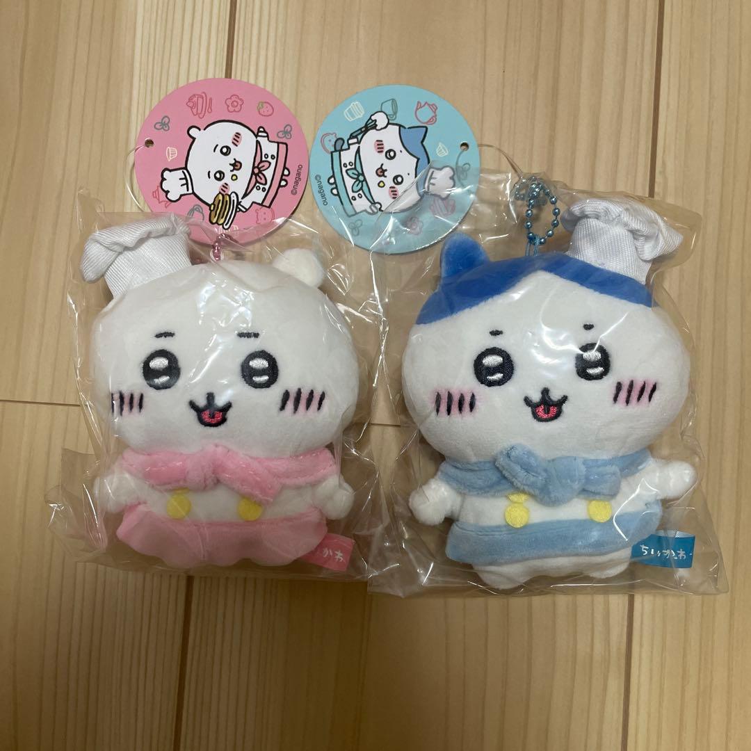 ちいかわ カフェのコックさんマスコット(ちいかわ＊ハチワレ)