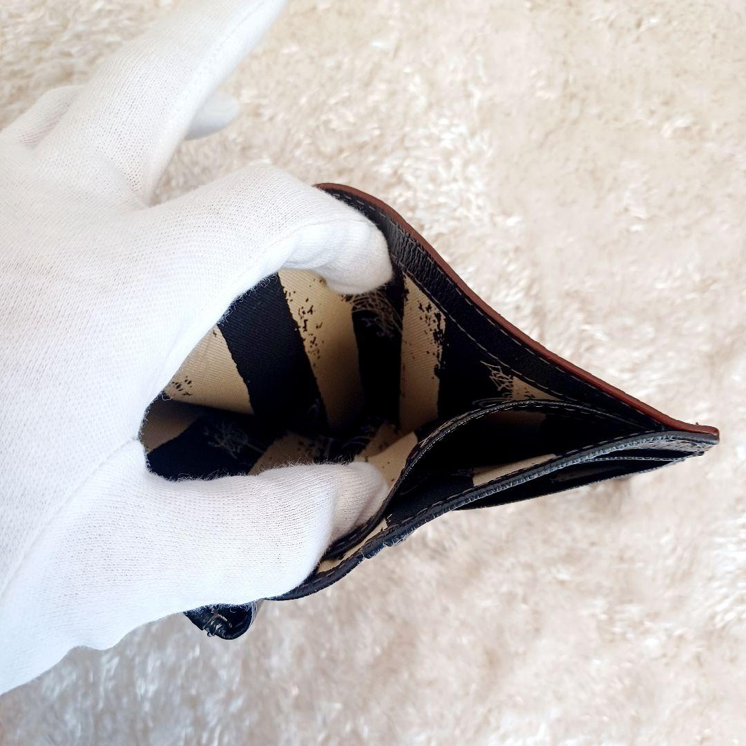 ✨極美品✨vivienne westwood　三つ折り　オーブ　ガマ口　ブラック