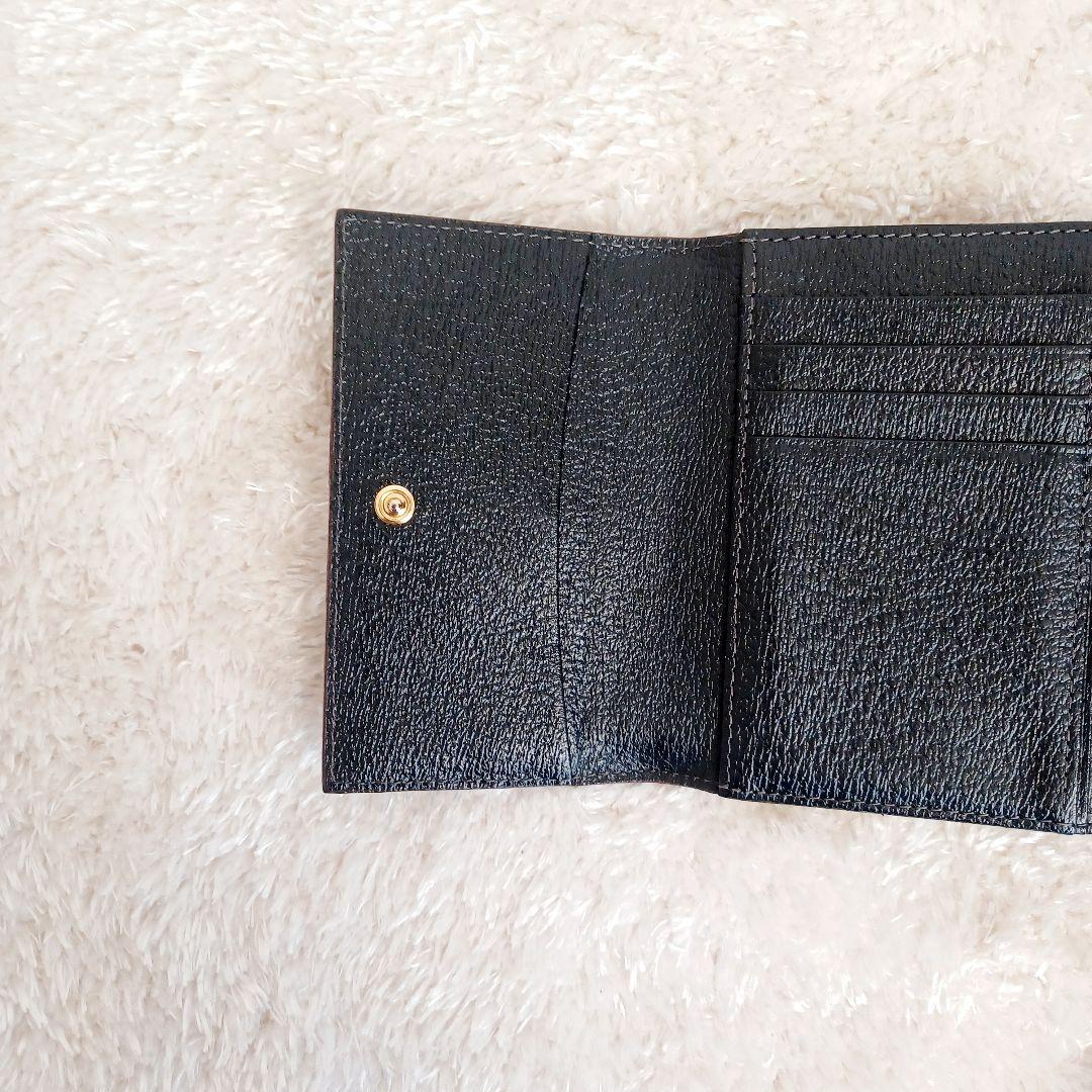 ✨極美品✨vivienne westwood　三つ折り　オーブ　ガマ口　ブラック