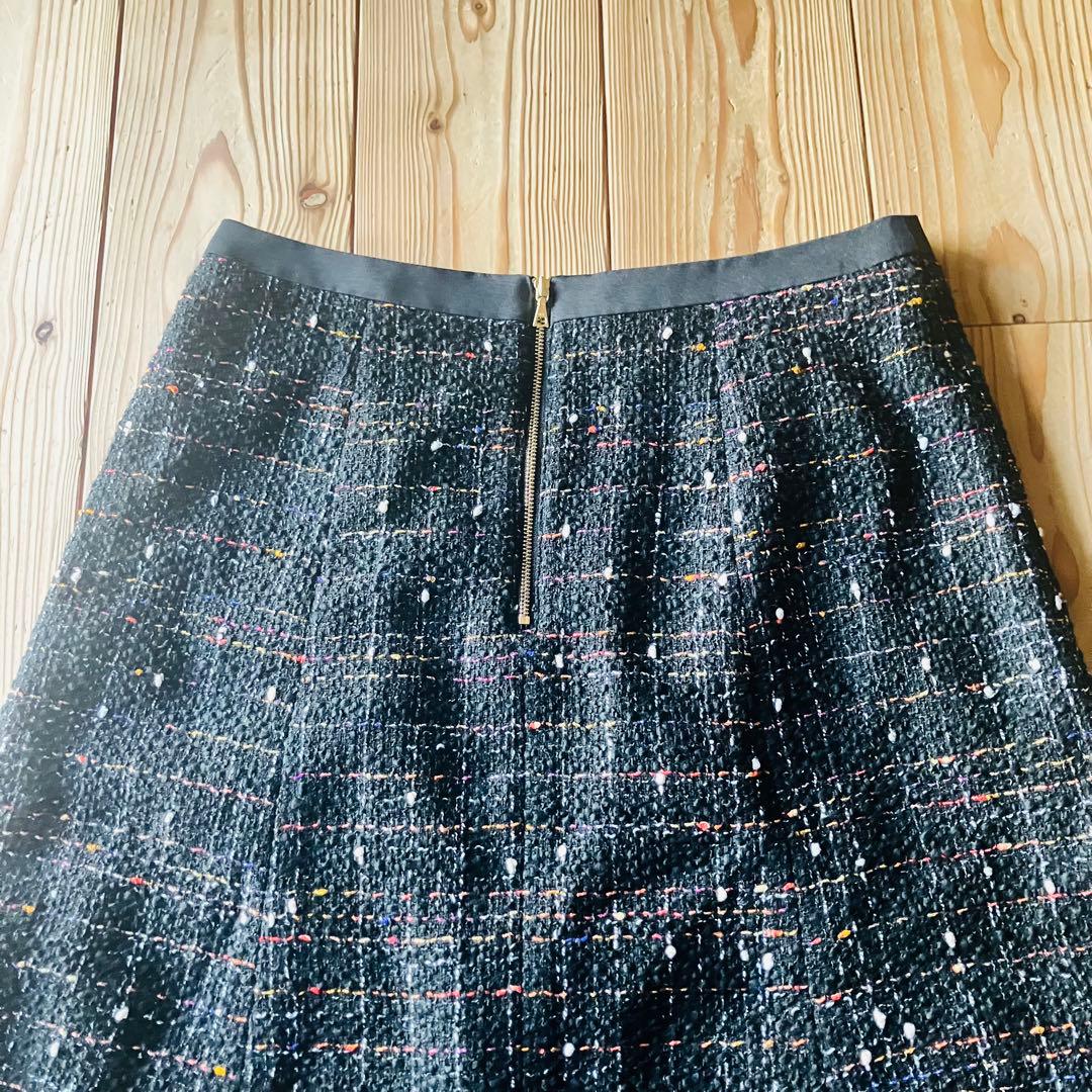 23区ニジュウサンク GIOLICA カラーミックスツイード スカートサイズ44