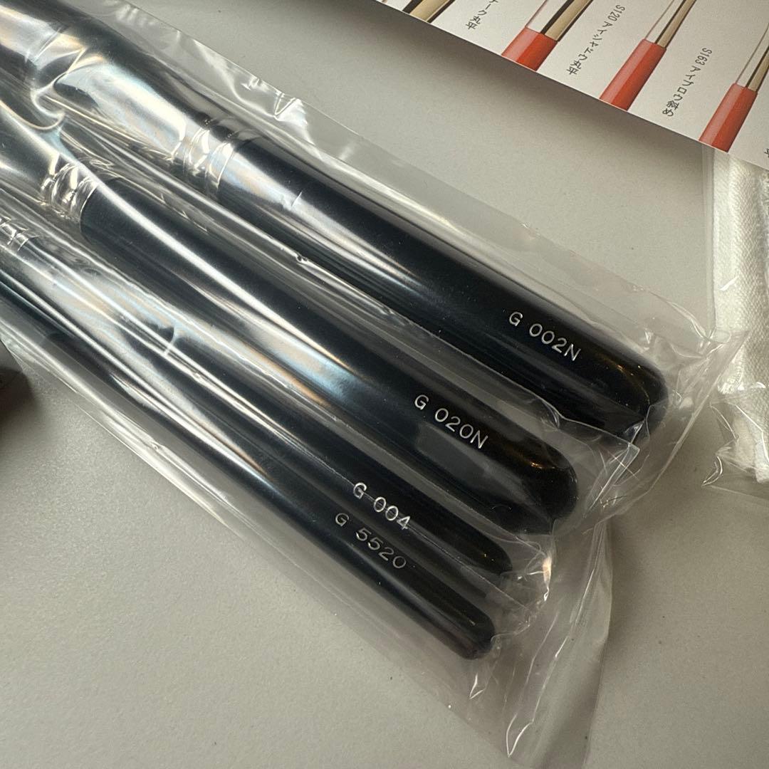 【美品★高額品4本】 白鳳堂　メイクブラシ 4本セット