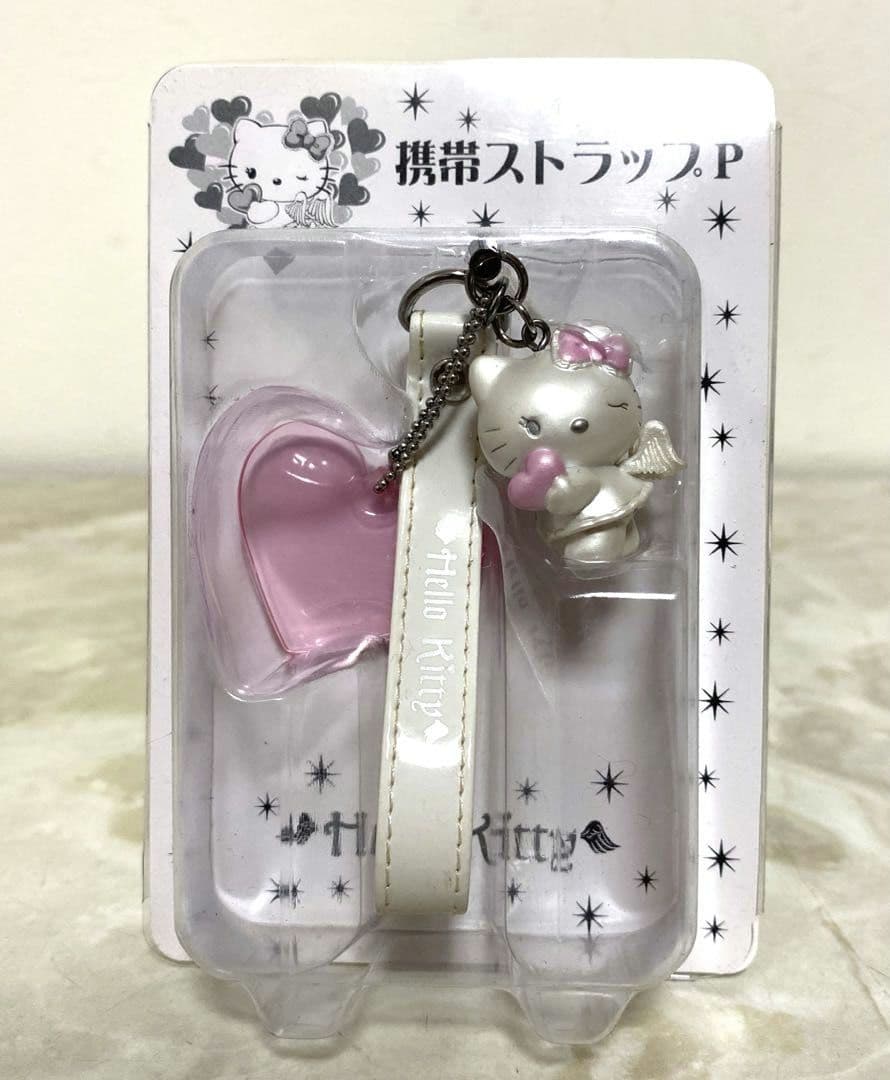 B*☆様 激レア！平成レトロ エンジェルキティ 携帯ストラップ 2008