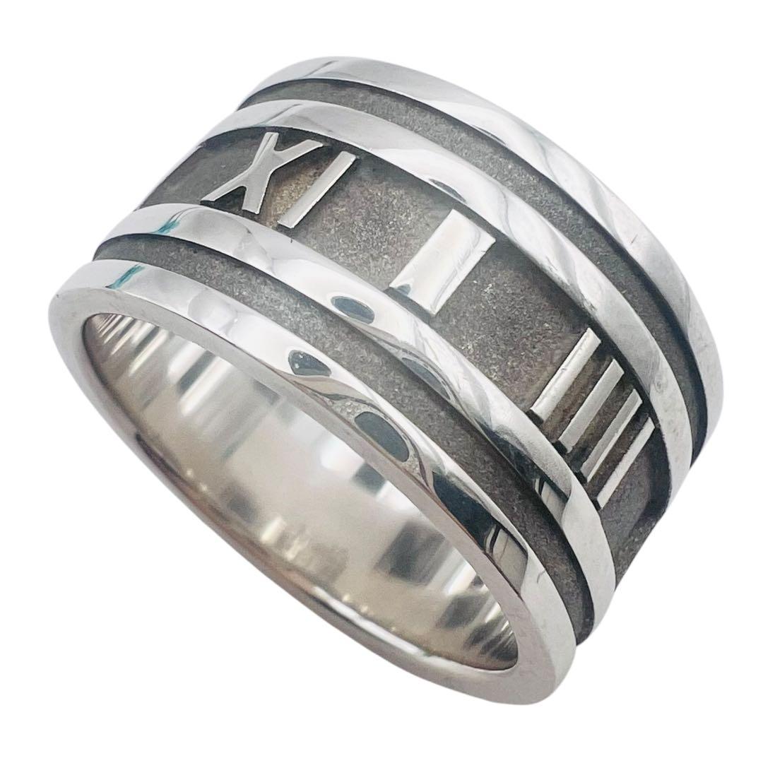 ティファニー　アトラス　20号　12mm ワイドバンド　シルバーリング