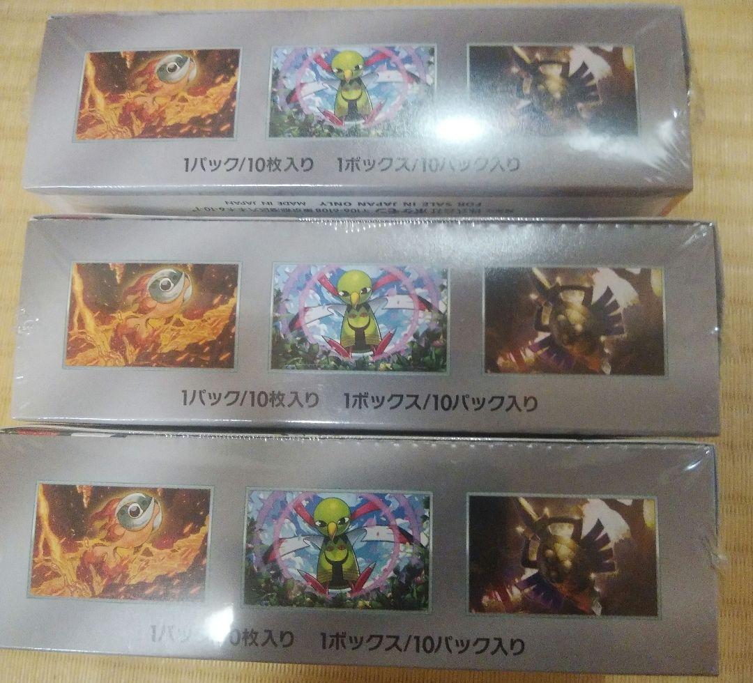 ポケモンカードboxテラスタルフェex３boxシュリンク付き