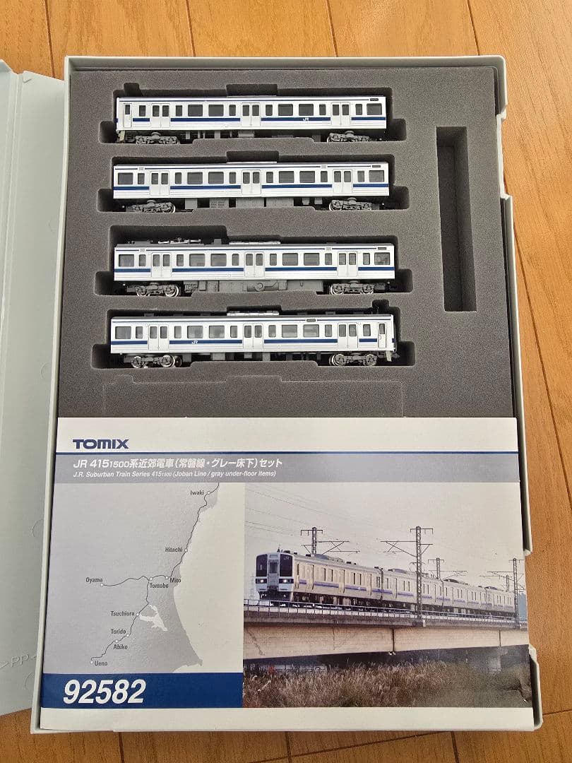TOMIX 92582 JR415系 1500番台 (常磐線・床下グレー)
