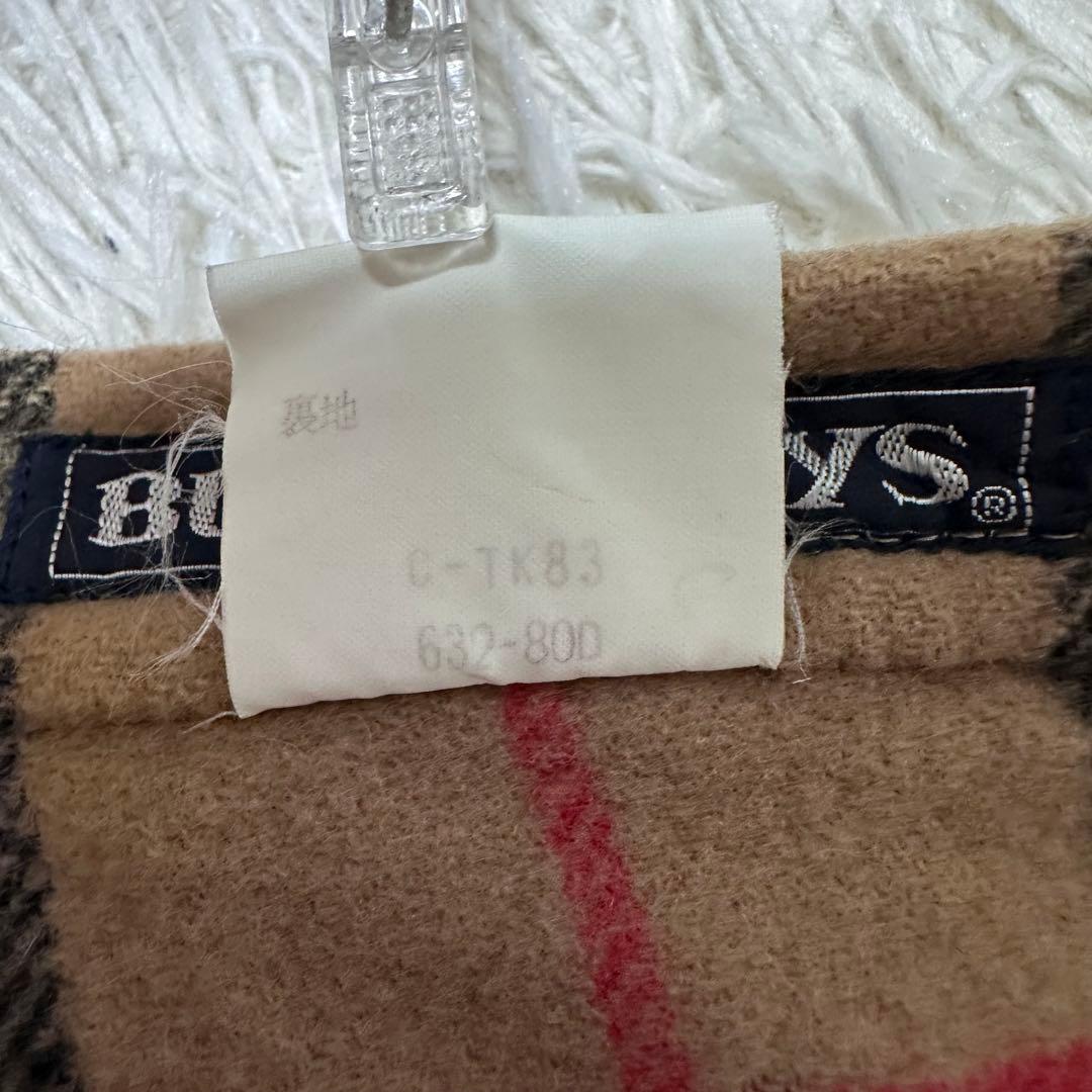 Burberrys リバーシブル 巻きスカート ノバチェック M ウール100%