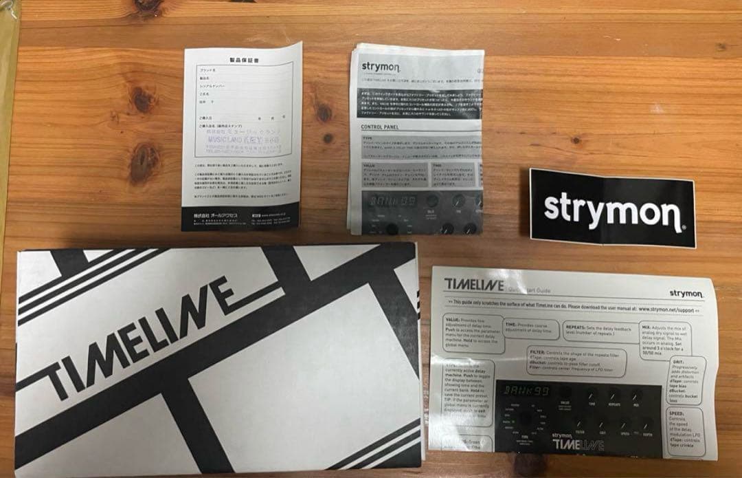 strymon TIMELINE ディレイエフェクター