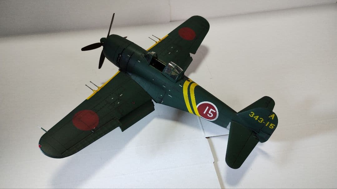 プラモデル完成機　1/48　紫電改「前期型」