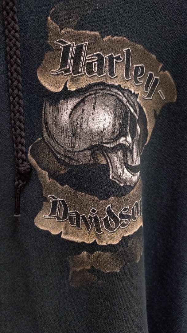 00’s Harley-Davidson ジップアップ パーカーXL