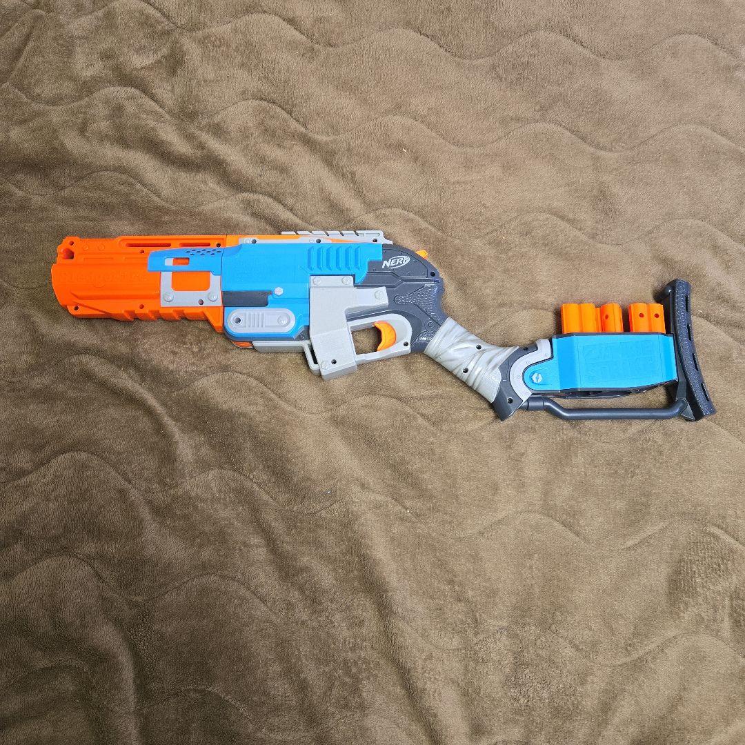 【訳あり】ナーフ　ゾンビストライク　スレッジファイア　オレンジトリガー　引退品