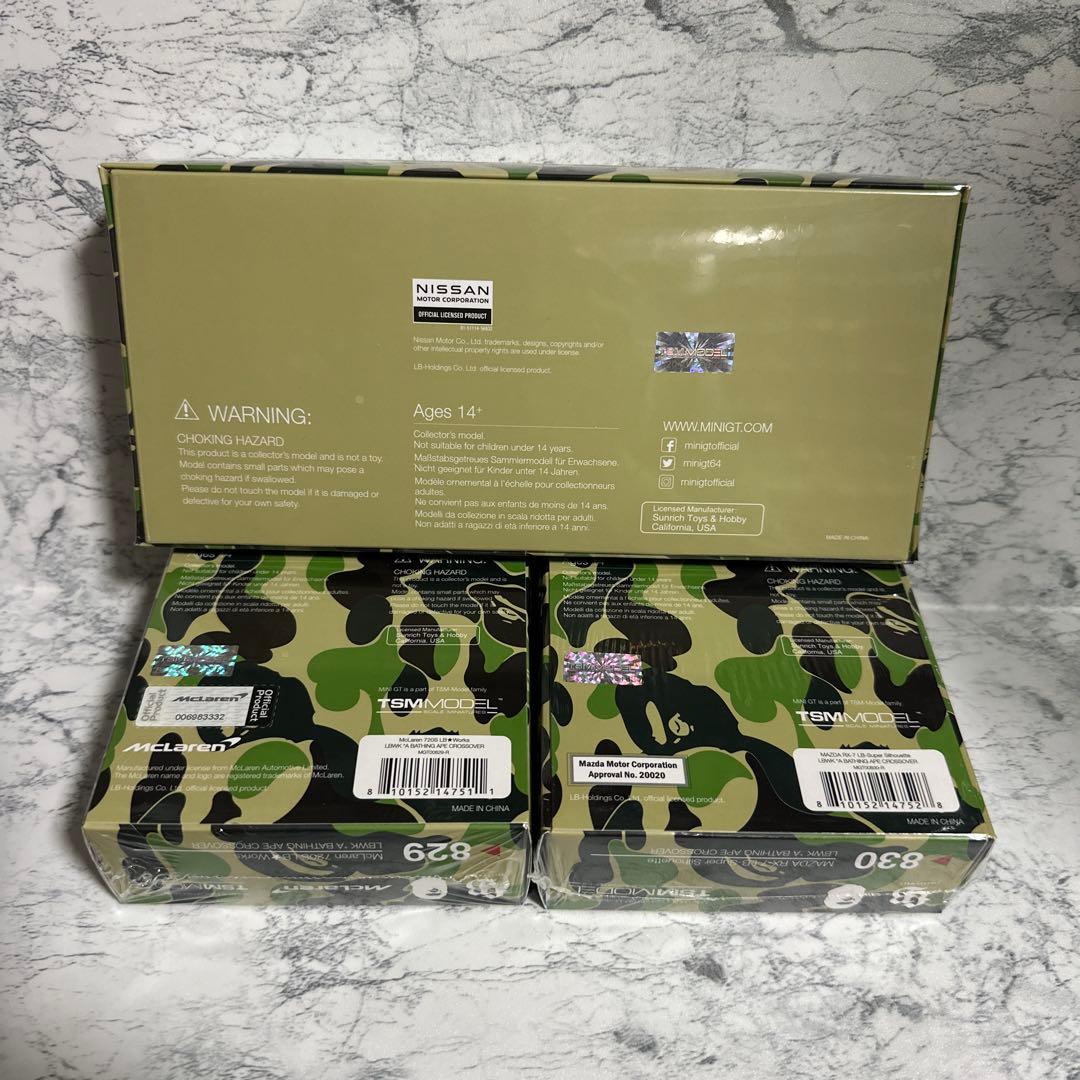 ミニカー MINIGT LBWK x BAPE