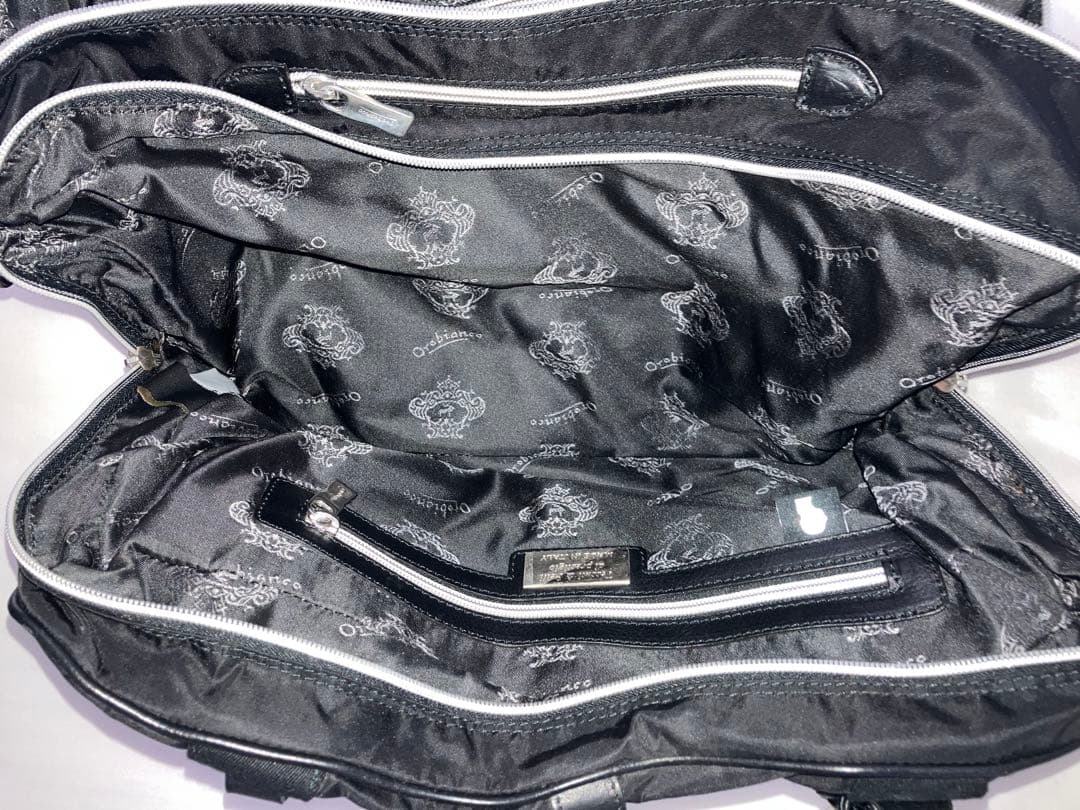 オロビアンコ　3way ビジネスバッグ ブラック ナイロン×レザー