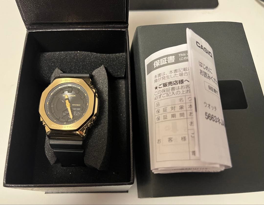 G-SHOCK　GM-S2100GB-1AJF ゴールド/ブラック　Gショック