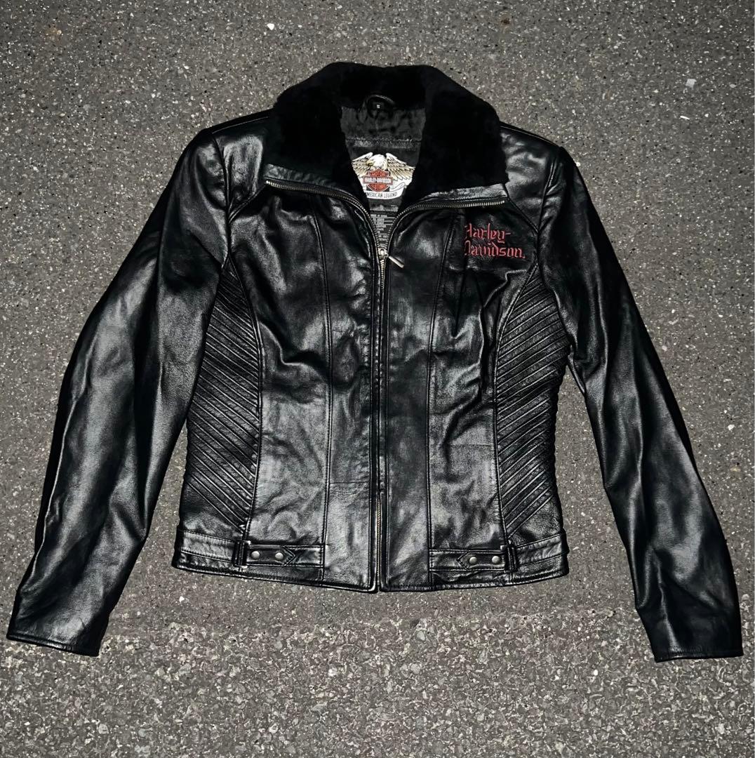 Harley-Davidson レザージャケット 本革 黒