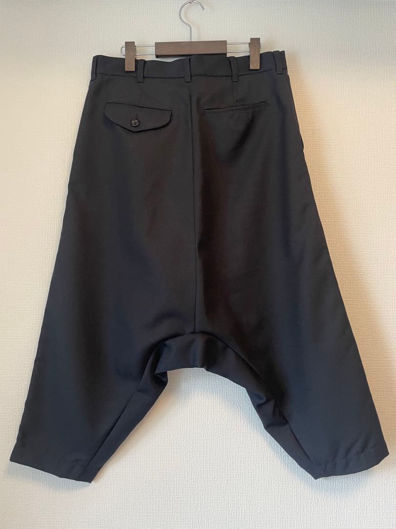 CDG ポリエステルガゼットクロッチ サルエルパンツ