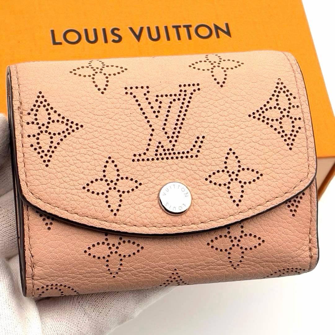美品】ルイヴィトン マヒナ ポルトフォイユ イリス XS マグノリア 折り