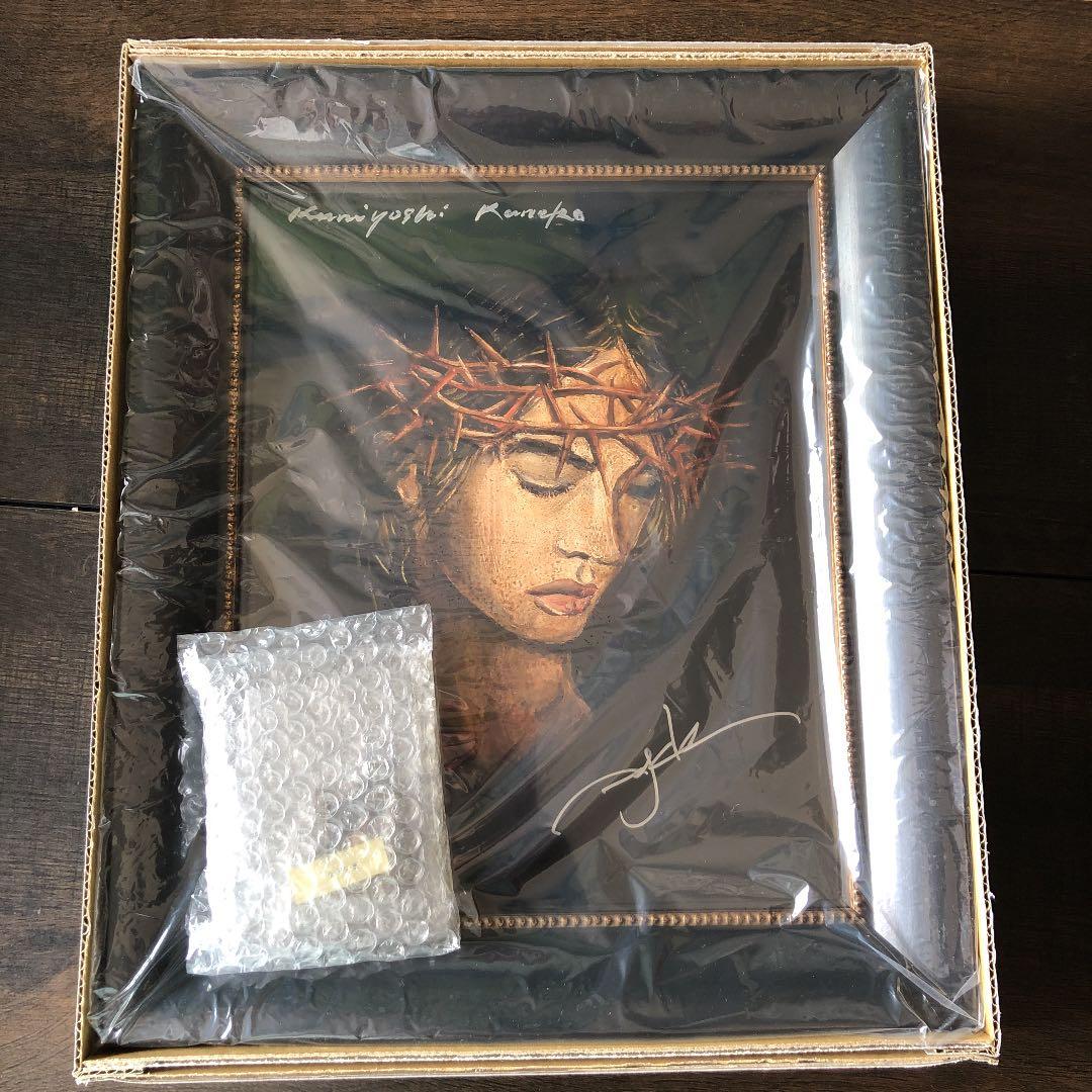 直筆サイン入り　hyde × 金子國義　FAITH ジグレ　自画像 直筆サイン入りhyde × 金子國義FAITH ジグレ自画像