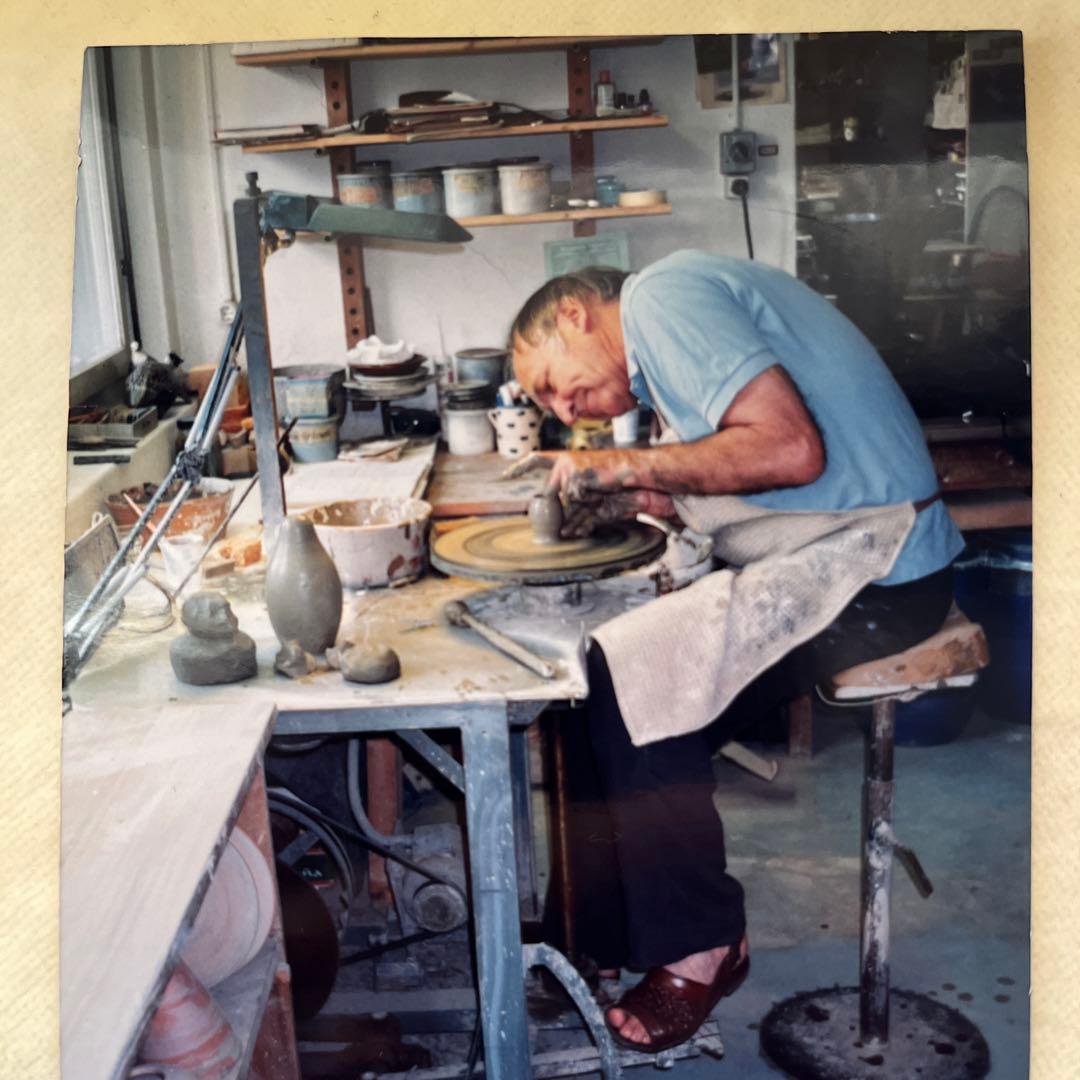 フクロウ オブジェ ハンドメイド陶器 スイスJacob Gelzer - メルカリ