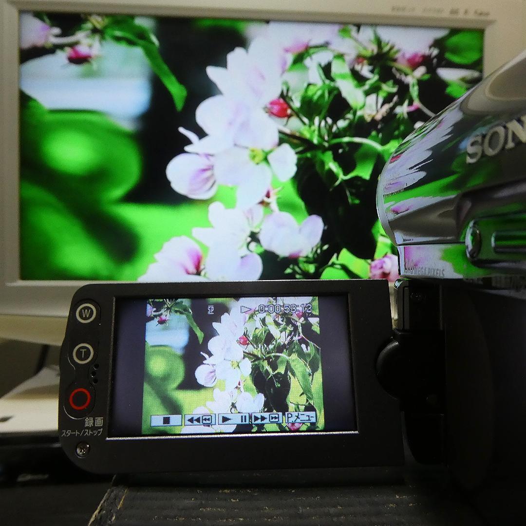 動作品 ソニー DCR-HC90 MiniDVビデオカメラ　DVD化に最適