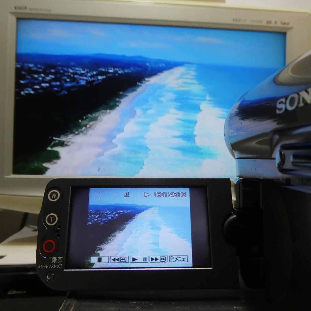 動作品 ソニー DCR-HC90 MiniDVビデオカメラ　DVD化に最適