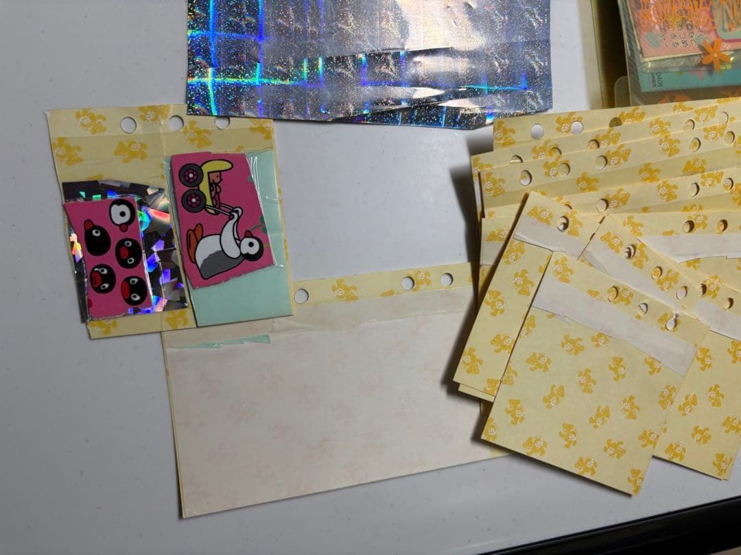 ご近所物語 シール帳 バインダー 手帳 平成レトロ 当時 激レア 黄色