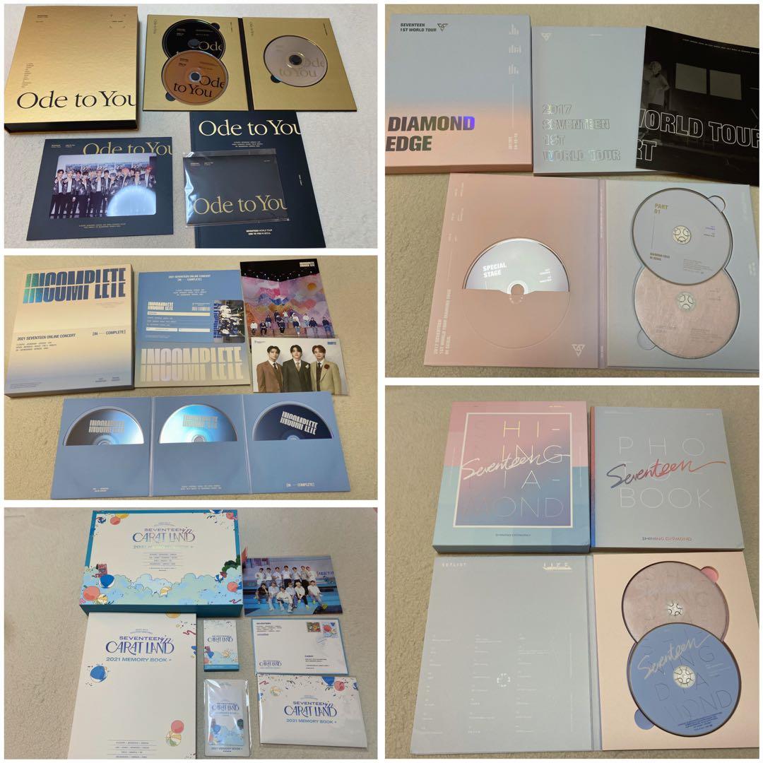 SEVENTEEN セブチDVD・Blu-rayまとめ売り