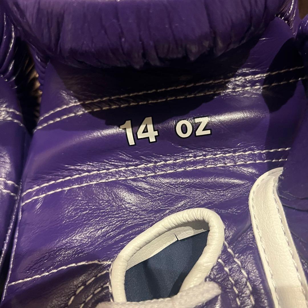 Winning rsc productsコラボグローブ 14 オンス 紫/黒/白 Winning